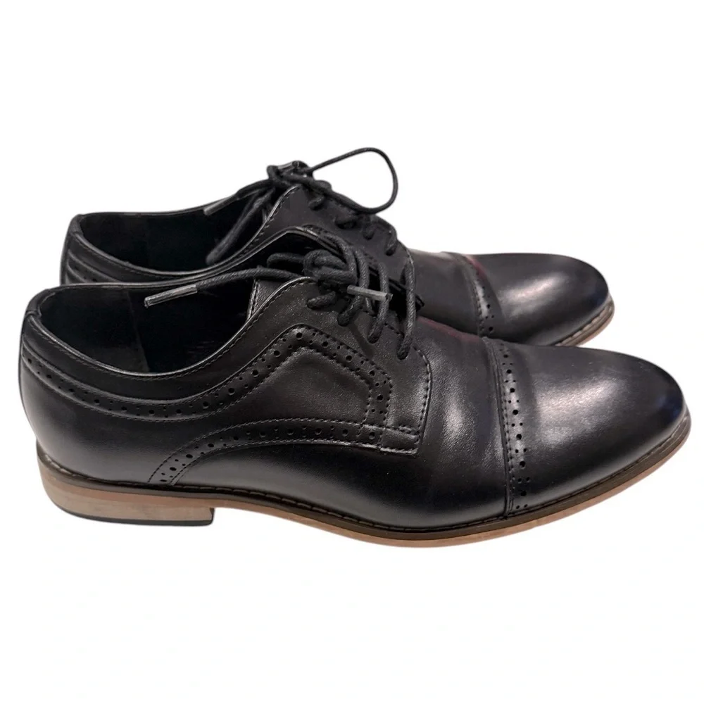 Stacy Adams Little Boy Dickinson Cap Toe Oxford Shoe Size 4